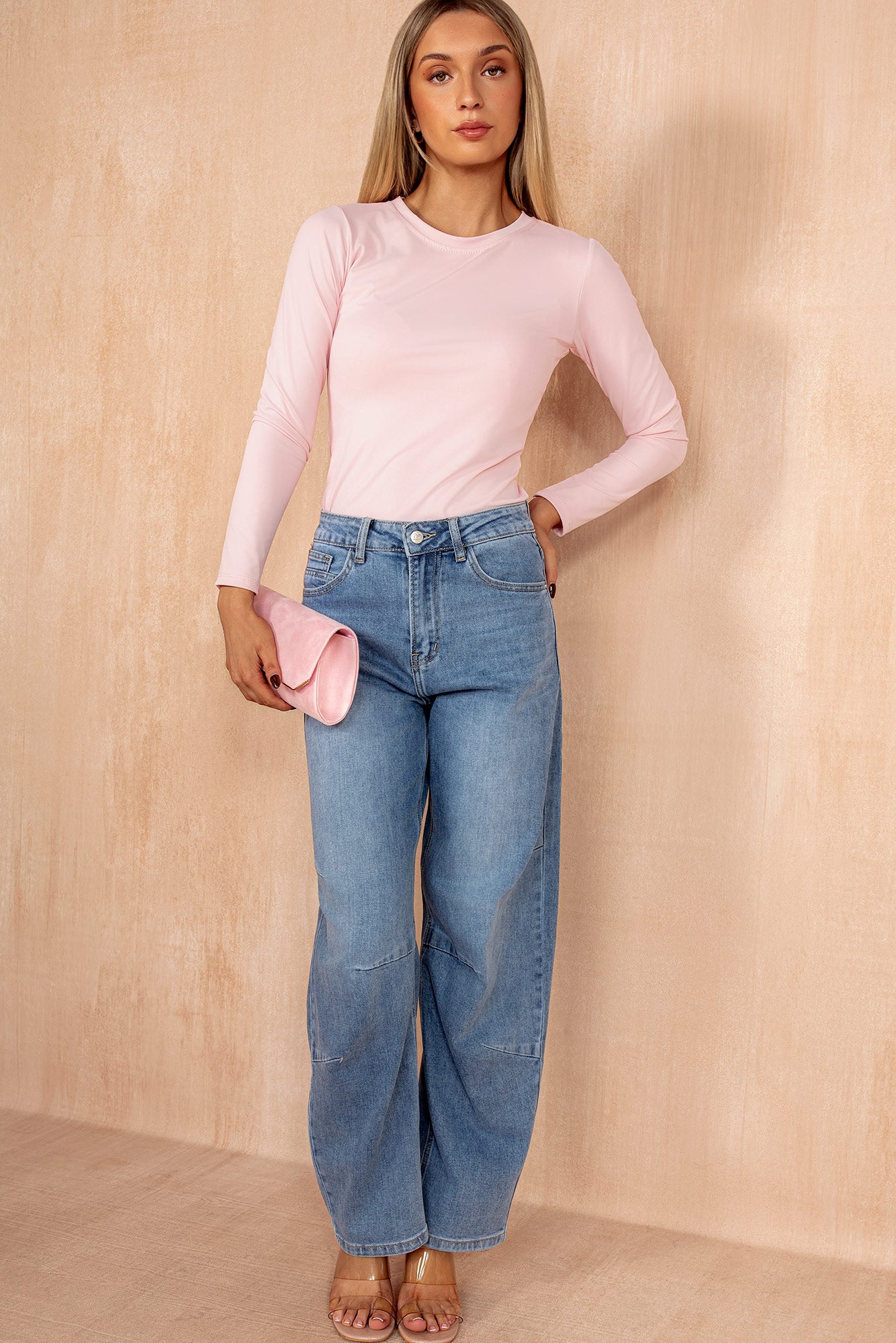 Salem Blue Balloon Fit Jeans