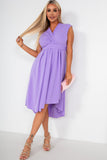 Sinead Purple Sleeveless Dress