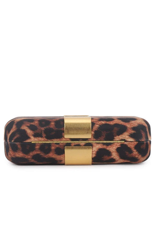 Tarak Leopard Print Detachable Chain Bag