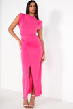 Yulianna Pink Sleeveless Maxi Dress