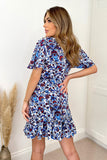 AX Paris Kristina Blue Floral Dress