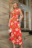 AX Paris Megan Red Floral Dress