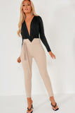 Bryana Stone High Waist Trousers