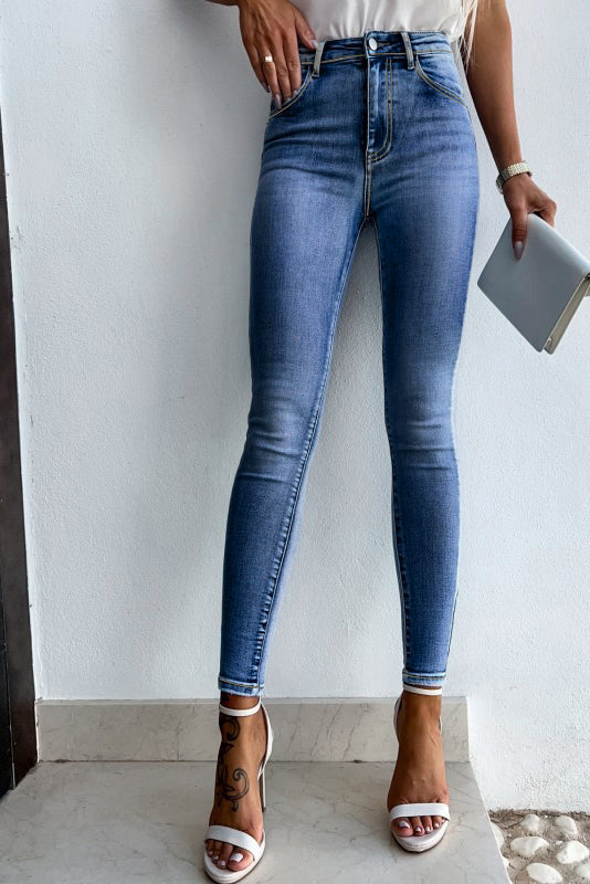 Daphne Blue Push up Skinny Jeans