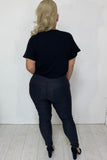 Drew Curve Black Wax Jeans