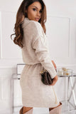 Felina Stone Knit Jumper Dress