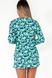 Glamorous Emma Green Abstract Print Dress