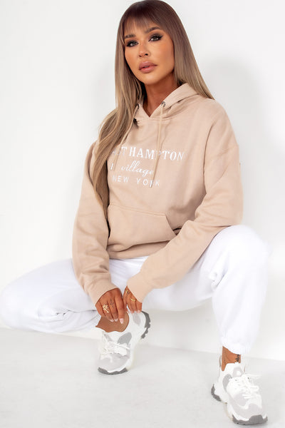 Missguided 2025 beige hoodie