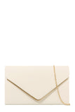 Pamela Nude Gold Trim Clutch (1617887526978)