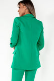 Paulina Green Long Sleeve Blazer