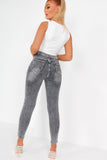 Quinn White Sleeveless Slinky Bodysuit