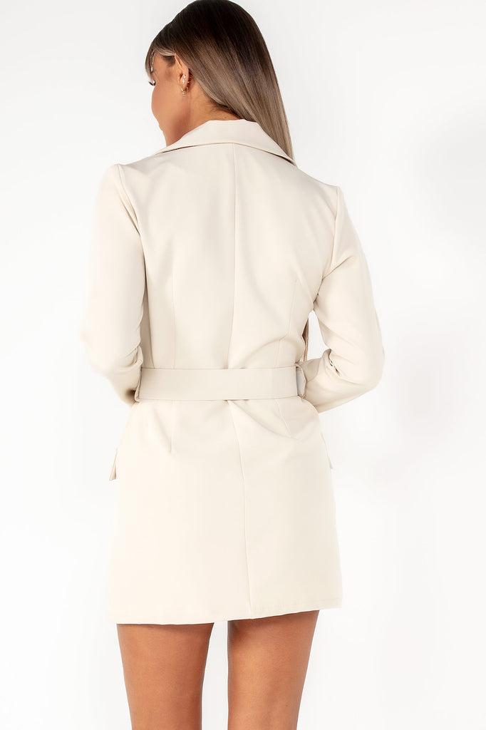 Sammi Stone Belted Blazer Dress