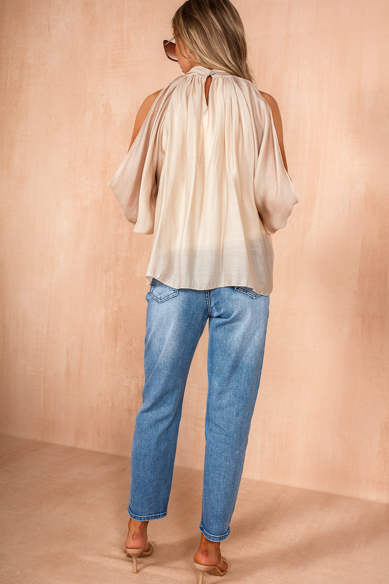 Abbey Stone Cold Shoulder Blouse