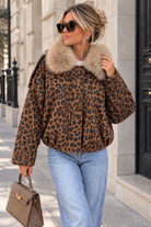 Adalynn Leopard Suedette Jacket