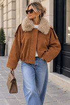 Adalynn Tan Suedette Jacket