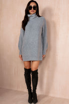 Addison Grey Knit Dress