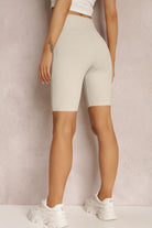 Adele Cream Ribbed Cycling Shorts