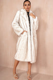 Alexandra Cream Faux Fur Coat