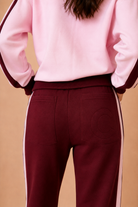 Aliyah Pink Contrast Stripe Co Ord