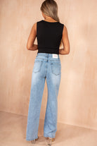 Allison Light Blue Studded Jeans