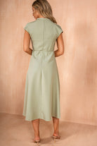 Amora Sage Midi Dress