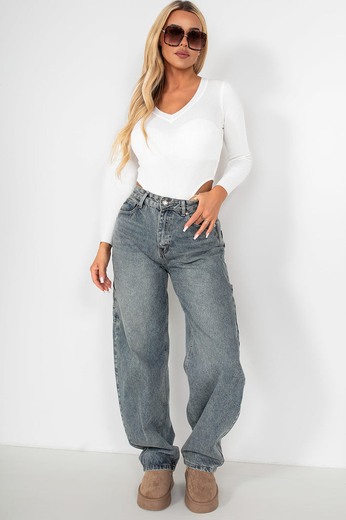 Andrea Blue Baggy Jeans