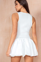 Andy White Puffball Dress