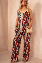 Annabelle Rust Shimmer Printed Co Ord