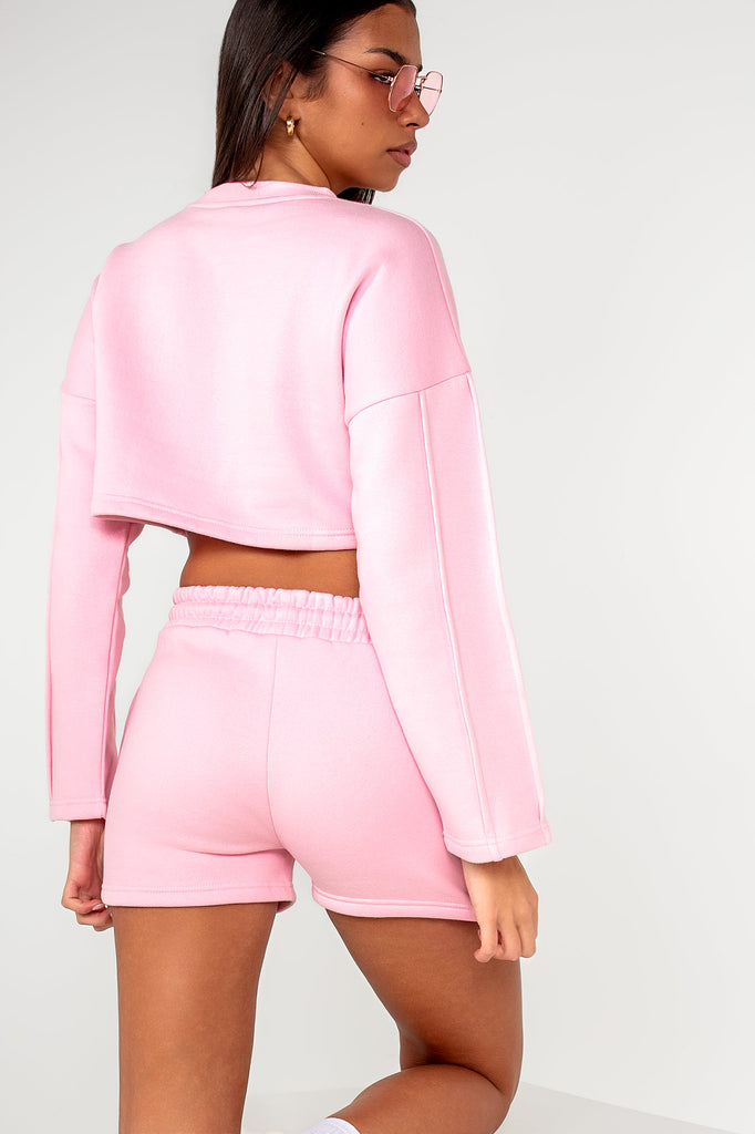 Annalivia Baby Pink Loungewear Set