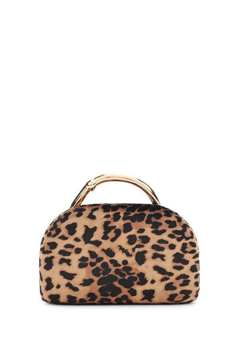 Archer Leopard Print Detachable Chain Bag
