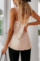Arielle Champagne Lace Detail Top