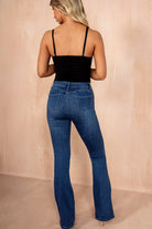 Arlene Blue Denim Boot Leg Jeans