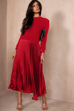 Arlene Red 2 in 1 Dress