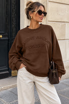 Arlo Chocolate 'J'adore Amour' Sweatshirt