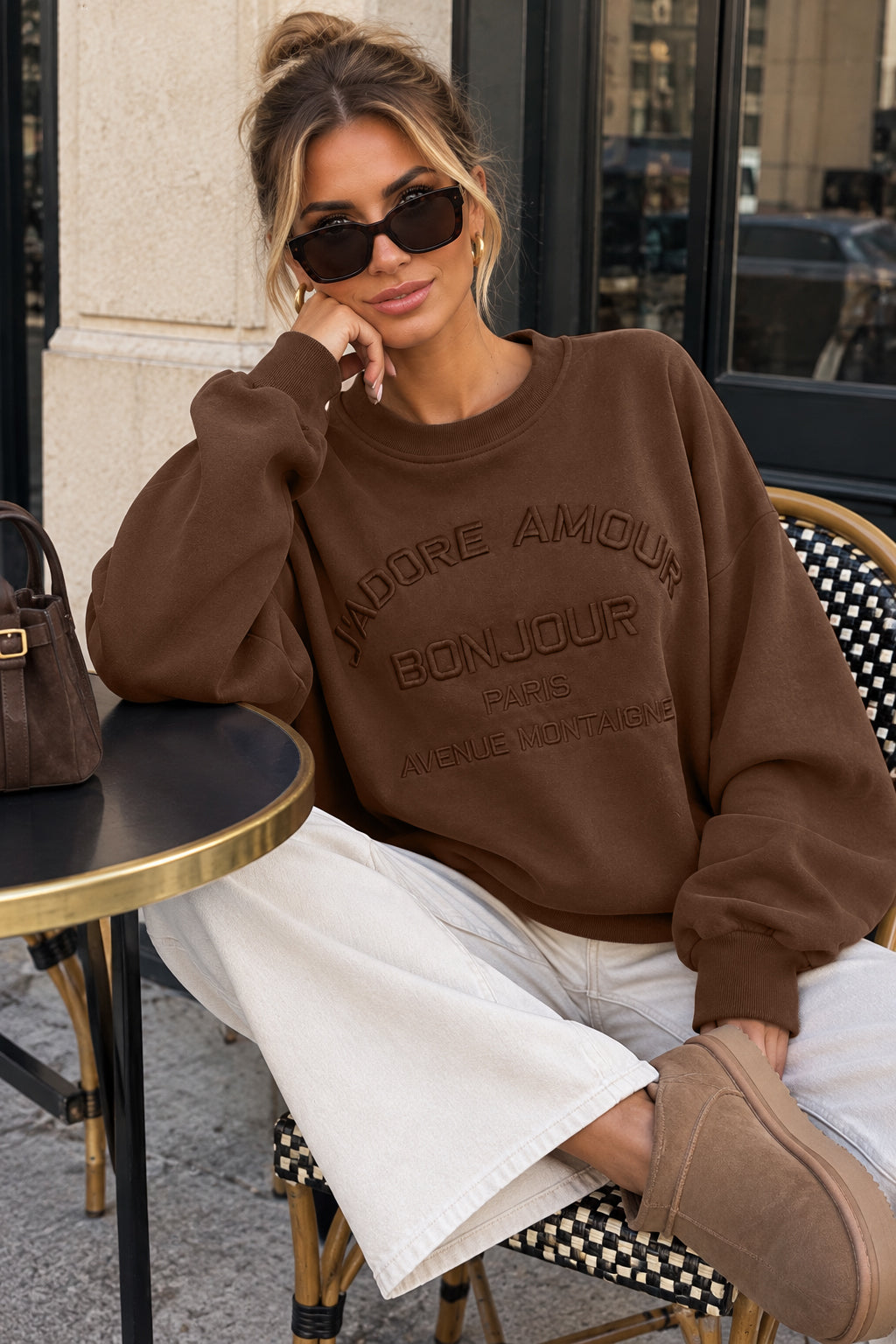 Arlo Chocolate 'J'adore Amour' Sweatshirt