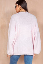 Arya Pink Knit Cardigan