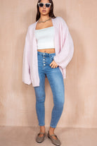 Arya Pink Knit Cardigan