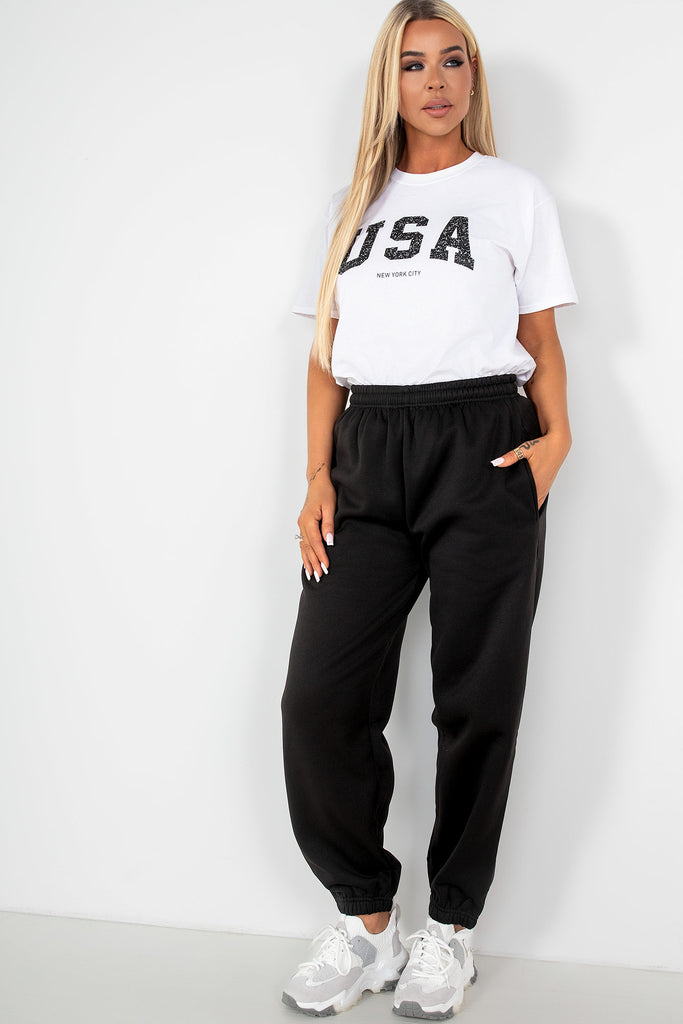 AX Paris Anna White 'USA' T-Shirt