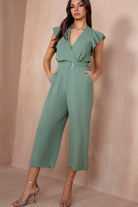 AX Paris Anne Duck Egg Wrap Jumpsuit