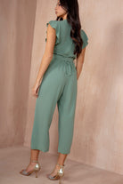 AX Paris Anne Duck Egg Wrap Jumpsuit