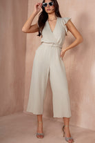 AX Paris Anne Stone Wrap Jumpsuit