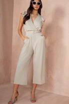 AX Paris Anne Stone Wrap Jumpsuit