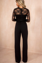 AX Paris Coleen Black Lace 2 in 1 Jumpsuit