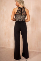 AX Paris Esmerelda Black Lace 2 in 2 Jumpsuit