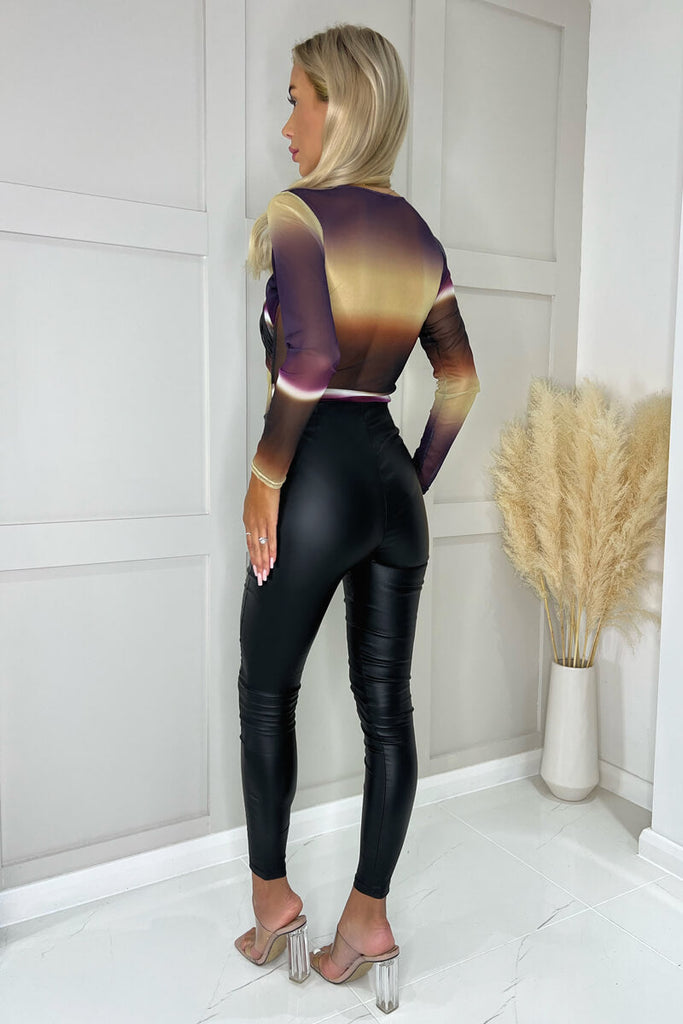 Black Round Neck Sleeveless Bodysuit – AX Paris