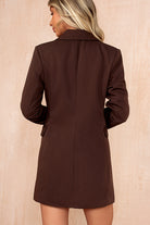 AX Paris Gemma Chocolate Tailored Blazer Dress