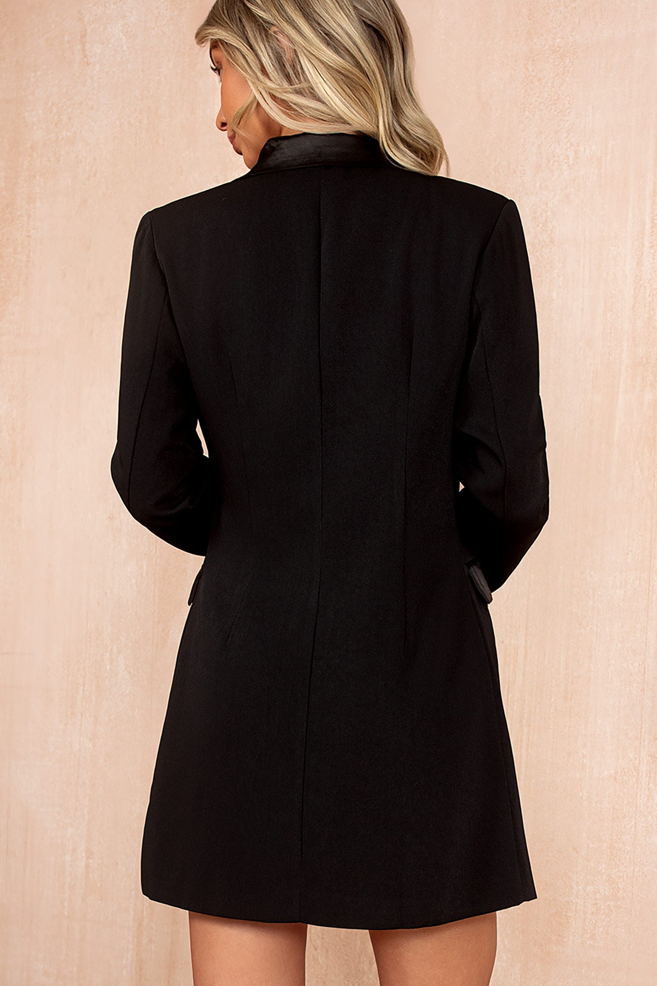 AX Paris Maura Black Tailored Blazer Dress