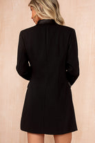 AX Paris Maura Black Tailored Blazer Dress