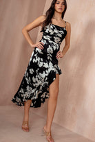 AX Paris Roisin Black Floral Dress
