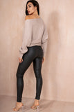 Babette Oatmeal Knit Ribbed Jumper